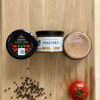 Паштет из печени индейки с вяленым томатом  шт  - мясоиндюшки.рф - Екатеринбург